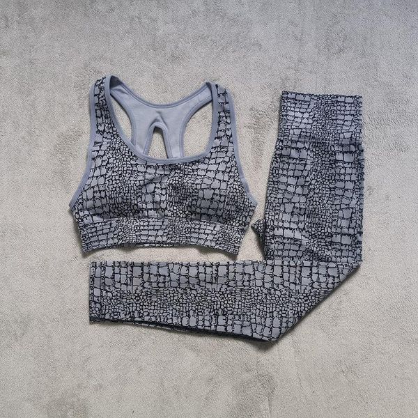 yoga outfit women set crocodile pattern sportswear gym fitness clothing seamless leggings push up + sport bra suit tracksuit
yoga outfit women set crocodile pattern sportswear gym fitness clothing seamless leggings push up + sport bra suit tracksuit