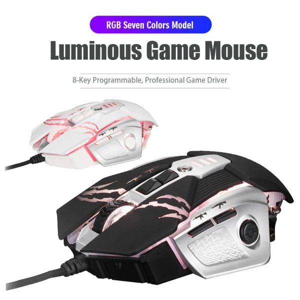 silent led backlit usb optical ergonomic gaming mouse e-sports 7d metal aggravate game wired for windows 2000 mice
silent led backlit usb optical ergonomic gaming mouse e-sports 7d metal aggravate game wired for windows 2000 mice