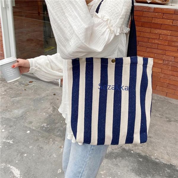 large capacity striped embroidery canvas bag simple shoulder retro student casual female cloth wholesale cotton tote shopping bags
large capacity striped embroidery canvas bag simple shoulder retro student casual female cloth wholesale cotton tote shopping bags