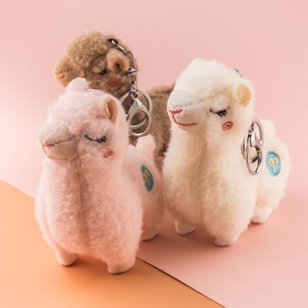 2021anime plush alpaca doll key chains lovely animal valentines day accessories keyring fashion mens gift car keychain, Silver
2021anime plush alpaca doll key chains lovely animal valentines day accessories keyring fashion mens gift car keychain, Silver