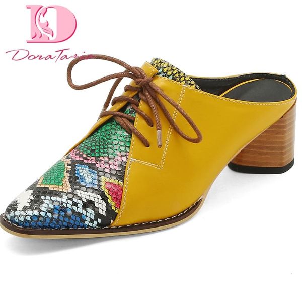 dress shoes doratasia big size 42 shoelace ladies summer slingback mules woman high heels snake printed women sandal pumps, Black
dress shoes doratasia big size 42 shoelace ladies summer slingback mules woman high heels snake printed women sandal pumps, Black