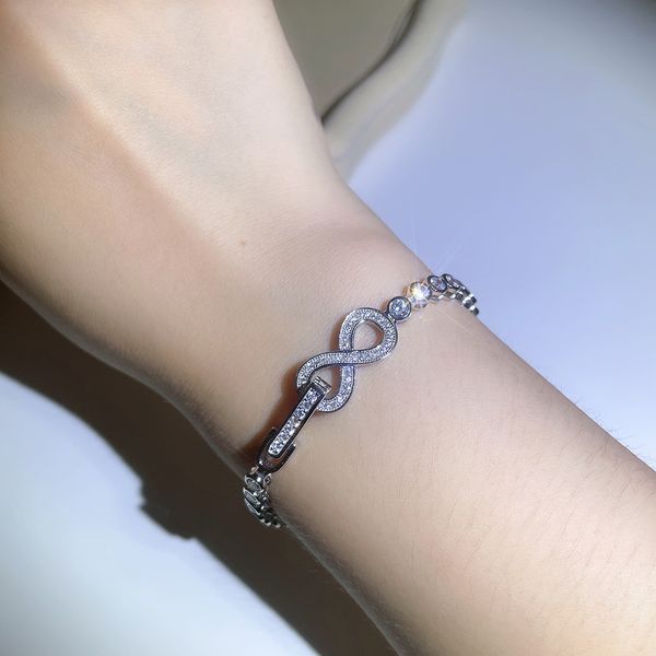 pretty pure 925 silver 15-19cm bracelet 3mm round shiny cubic zirconia beautful fine jewelry pack with gift box, Golden;silver
pretty pure 925 silver 15-19cm bracelet 3mm round shiny cubic zirconia beautful fine jewelry pack with gift box, Golden;silver