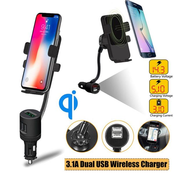 cell phone mounts & holders universal qi cigarette lighter car charger wireless holder mount dual usb charging for 11 pro
cell phone mounts & holders universal qi cigarette lighter car charger wireless holder mount dual usb charging for 11 pro