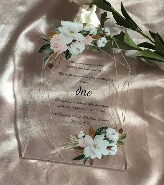 one year birthday acrylic invitations,white peony,floral baby shower invitations,10pcs custom sweet baptism invitations greeting cards
one year birthday acrylic invitations,white peony,floral baby shower invitations,10pcs custom sweet baptism invitations greeting cards