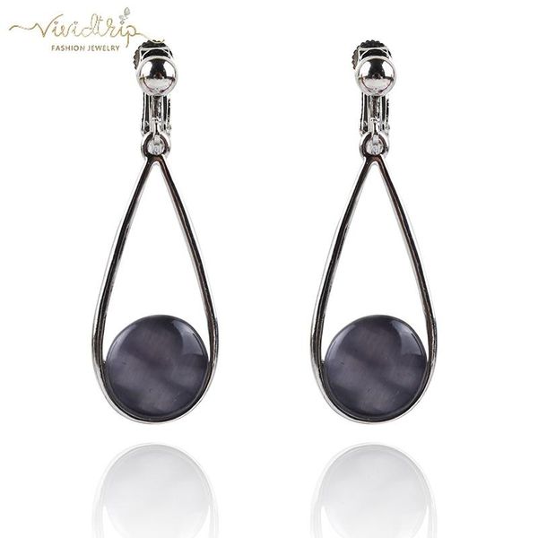 clip-on & screw back elegant cateye stone clover carved teardrop clip on earrings for women no pierced minimalist european style fashion jew, Silver
clip-on & screw back elegant cateye stone clover carved teardrop clip on earrings for women no pierced minimalist european style fashion jew, Silver