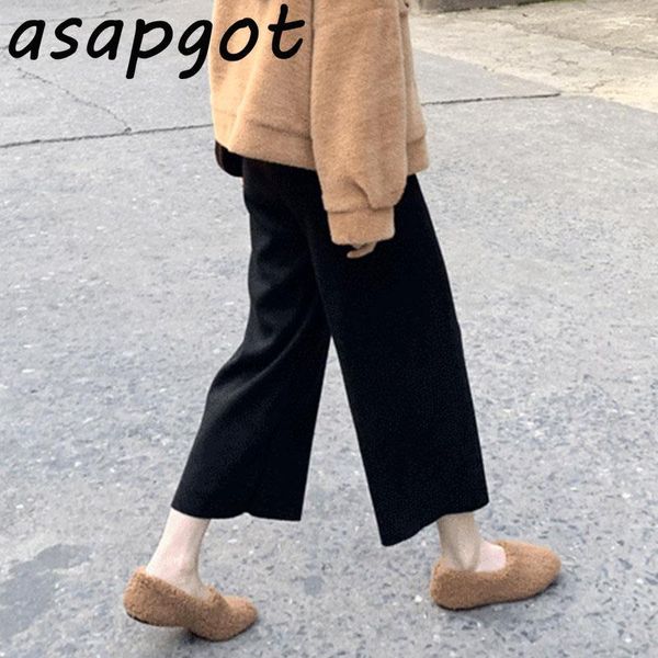 pant autumn winter loose high waist plus size black woolen wide leg pants women straight casual pantalones de mujer wild women's & capr, Black;white
pant autumn winter loose high waist plus size black woolen wide leg pants women straight casual pantalones de mujer wild women's & capr, Black;white