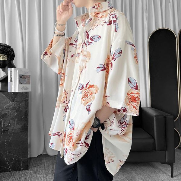 men's casual shirts summer flower fashion printed men korean loose hawaiian mens short-sleeved -2xl, White;black
men's casual shirts summer flower fashion printed men korean loose hawaiian mens short-sleeved -2xl, White;black