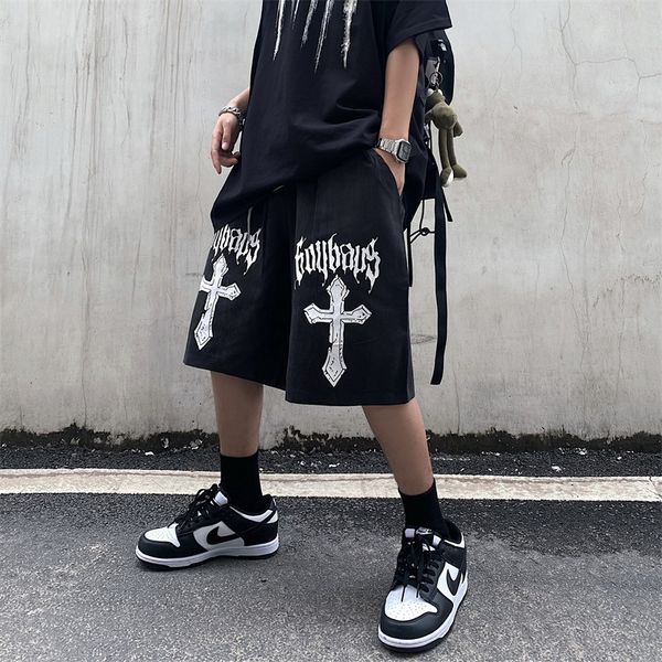 crosin pants niche cross fried american slacks vintage street shorts men's summer, White;black
crosin pants niche cross fried american slacks vintage street shorts men's summer, White;black