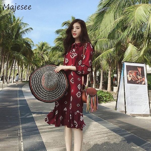 long sleeve dress women summer chiffon mid-long a-line bow collar sweet elegant girls harajuku womens all-match korean style casual dresses, Black;gray
long sleeve dress women summer chiffon mid-long a-line bow collar sweet elegant girls harajuku womens all-match korean style casual dresses, Black;gray