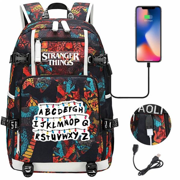 backpack strange things prints usb boy girl kids book bag large capacity teenagers basketball schoolbags women men laptravel
backpack strange things prints usb boy girl kids book bag large capacity teenagers basketball schoolbags women men laptravel