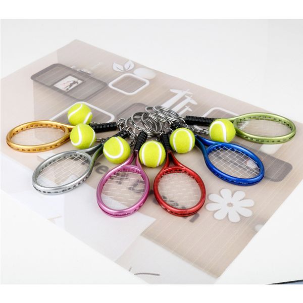 6 color mini eimulation tennis racket and ball pendant keyring cute sports keychain jewelry for sports lovers wholesale, Slivery;golden
6 color mini eimulation tennis racket and ball pendant keyring cute sports keychain jewelry for sports lovers wholesale, Slivery;golden