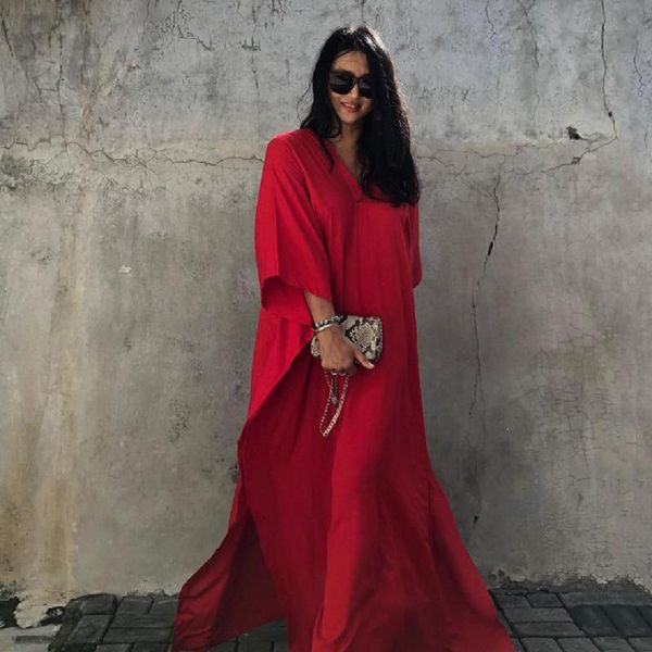 women's swimwear 2021 women bikini cover up red bathing suit ups long beach dress pareos swimsuit womens swim wear robe de plage, White;black
women's swimwear 2021 women bikini cover up red bathing suit ups long beach dress pareos swimsuit womens swim wear robe de plage, White;black