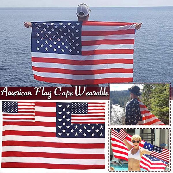 party decoration 25# american flag cape wearable usa costume outfit with sleeves classic pride 150x90 cm holiday
party decoration 25# american flag cape wearable usa costume outfit with sleeves classic pride 150x90 cm holiday