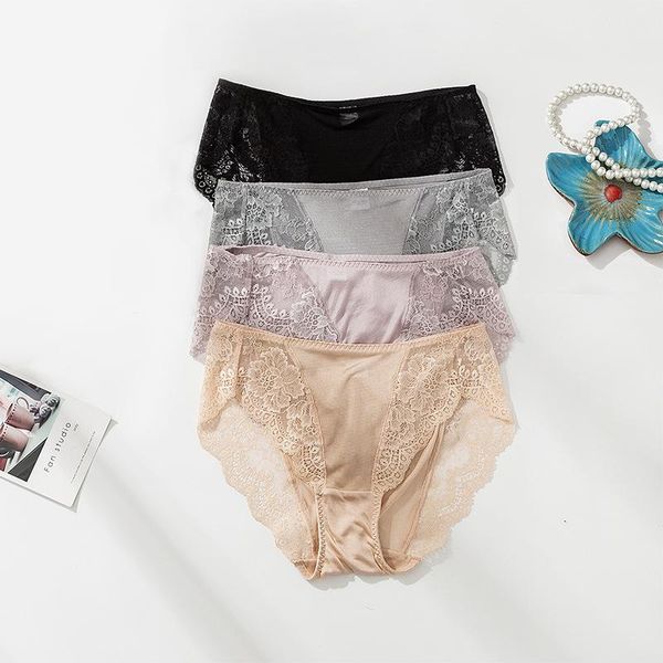 women's panties 2pcs one lot 100% silk underwear middle waist lace summer thin breathable briefs 21-897, Black;pink
women's panties 2pcs one lot 100% silk underwear middle waist lace summer thin breathable briefs 21-897, Black;pink