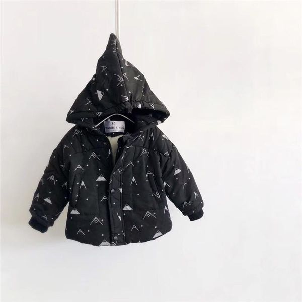 tonytaobaby winter new baby boys and girls thick black printing hooded cotton padded jacket with plush and cotton, Blue;gray
tonytaobaby winter new baby boys and girls thick black printing hooded cotton padded jacket with plush and cotton, Blue;gray