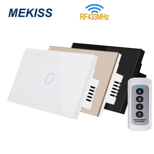smart home control mekiss rf wireless touch switch us standard light supports rf433mhz remote 1gang2gang3gang interrupter
smart home control mekiss rf wireless touch switch us standard light supports rf433mhz remote 1gang2gang3gang interrupter