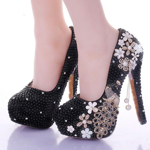 dress shoes 2021 sparkling gorgeous formal black pearl bridal crystal peacock tassel high-heeled platform
dress shoes 2021 sparkling gorgeous formal black pearl bridal crystal peacock tassel high-heeled platform
