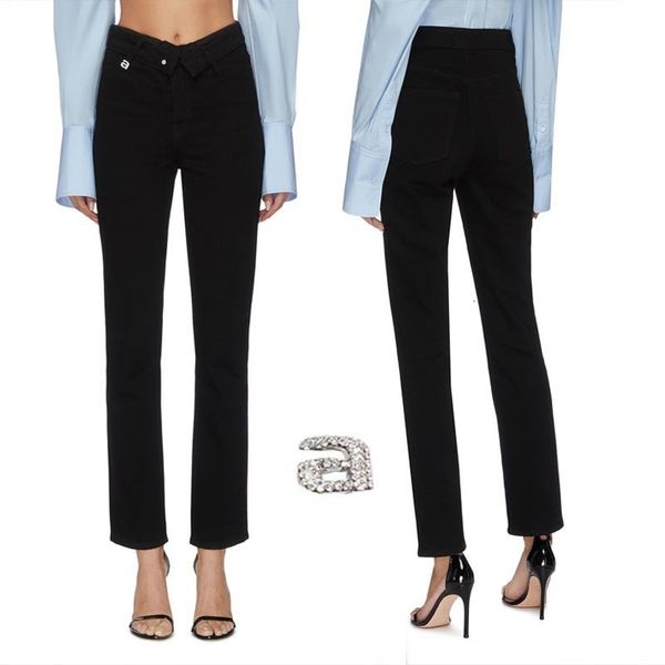 jean 2021 spring autumn a letter imitation crystal fold turn waist elastic ankle-length pants 9-point jeans women a2, Blue
jean 2021 spring autumn a letter imitation crystal fold turn waist elastic ankle-length pants 9-point jeans women a2, Blue