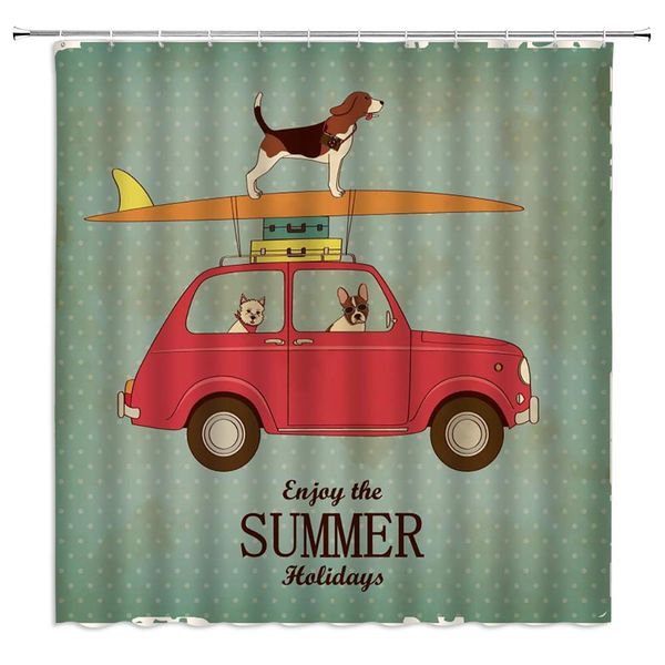 animal travel shower curtain funny cartoon holiday travel cat dog driver red car surfboard,70x70 inch polyester fabric bathroom
animal travel shower curtain funny cartoon holiday travel cat dog driver red car surfboard,70x70 inch polyester fabric bathroom