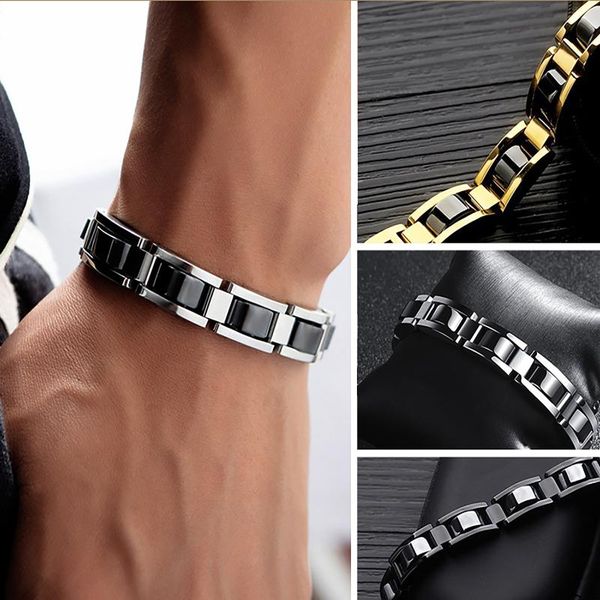 link, chain men magnetic bracelet titanium stainless steel black charm bracelets pulseira magnetica terapeutica friends bangles jewelry 2021
link, chain men magnetic bracelet titanium stainless steel black charm bracelets pulseira magnetica terapeutica friends bangles jewelry 2021