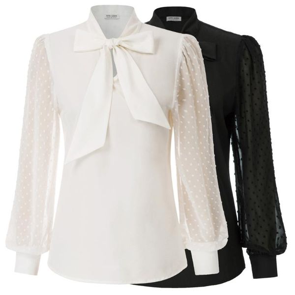 women's blouses & shirts elegant women bow-knot shirt pullover long sheer sleeves v-neck sweet fashion clothes 2021 office lady, White
women's blouses & shirts elegant women bow-knot shirt pullover long sheer sleeves v-neck sweet fashion clothes 2021 office lady, White