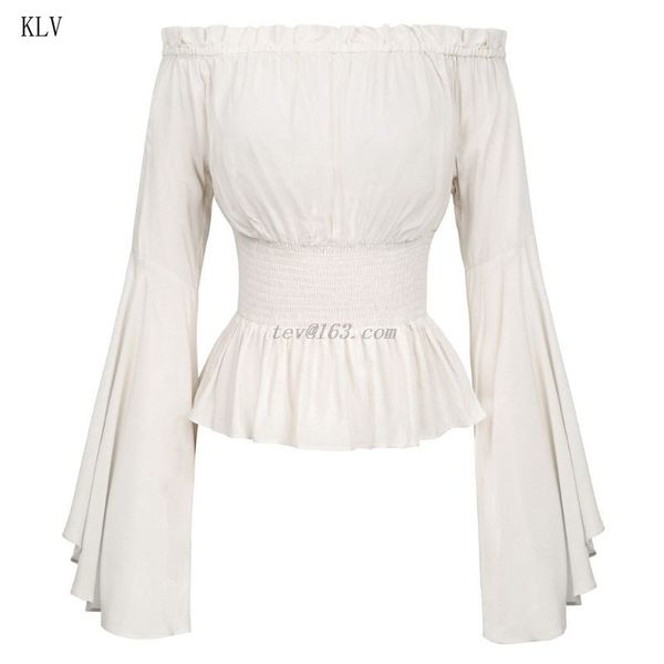 womens gothic renaissance blouse flare sleeves ruffles off shoulder corset victorian cosplay costume pirate shirt 210317, White
womens gothic renaissance blouse flare sleeves ruffles off shoulder corset victorian cosplay costume pirate shirt 210317, White