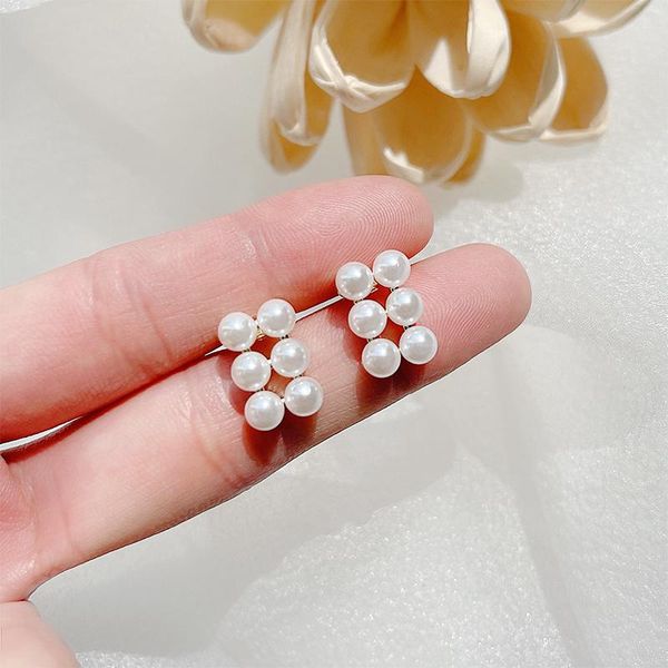stud exquisite double row pearl earrings for women fashion lady wedding engagement gift charming party jewelry, Golden;silver
stud exquisite double row pearl earrings for women fashion lady wedding engagement gift charming party jewelry, Golden;silver