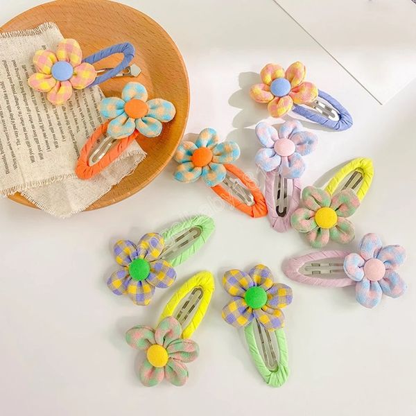 2pc/sweet cute plaid fabric hair clips for children flower barrettes hairpin girls hair accessories headwear, Slivery;white
2pc/sweet cute plaid fabric hair clips for children flower barrettes hairpin girls hair accessories headwear, Slivery;white