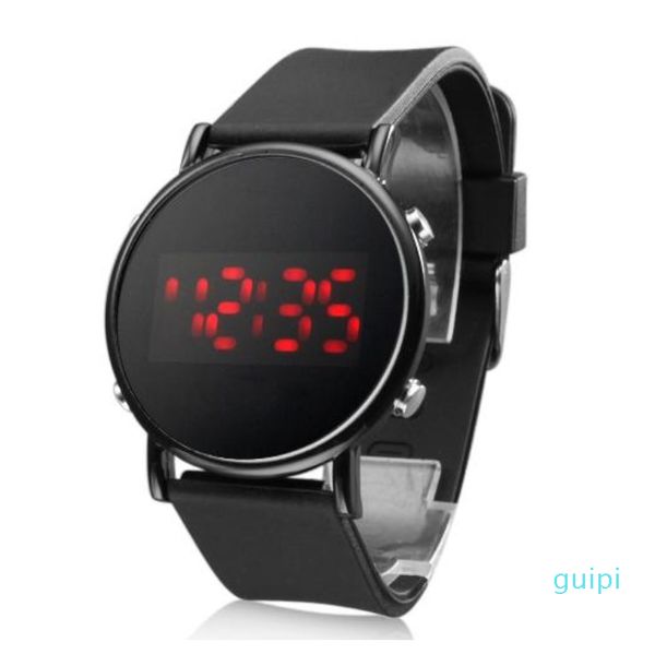 round mirror face red led digital black silicone band wrist watch men women sport luxury jelly candy watches fashion casual watch, Slivery;brown
round mirror face red led digital black silicone band wrist watch men women sport luxury jelly candy watches fashion casual watch, Slivery;brown