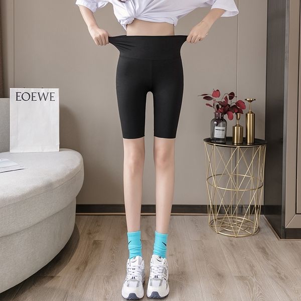 5-point shark skin barbie shorts thin tight stretch yoga leggings women's fitness riding pants, Black
5-point shark skin barbie shorts thin tight stretch yoga leggings women's fitness riding pants, Black