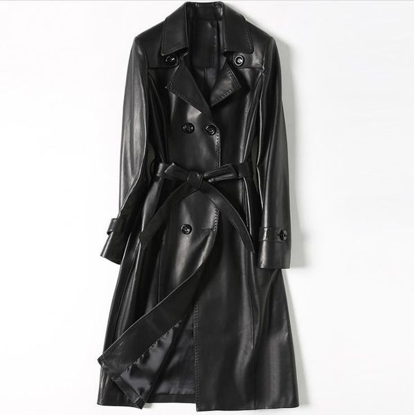 women's leather & faux .fashion yrladies genuine sheepskin coat.slander ,slim ,windproof ,warm keeping ,long outer coat, Black
women's leather & faux .fashion yrladies genuine sheepskin coat.slander ,slim ,windproof ,warm keeping ,long outer coat, Black