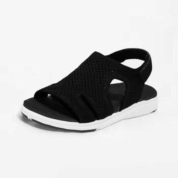sandals summer shoes for women soft stitching black fashion women's knitted felame sandalias mujer 2021 plus 43
sandals summer shoes for women soft stitching black fashion women's knitted felame sandalias mujer 2021 plus 43
