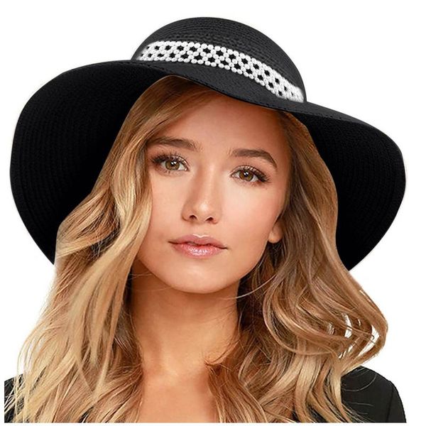 wide brim hats 2021 summer female sun hat beach for women chapeu feminino sombrero floppy straw casquette femme, Blue;gray
wide brim hats 2021 summer female sun hat beach for women chapeu feminino sombrero floppy straw casquette femme, Blue;gray