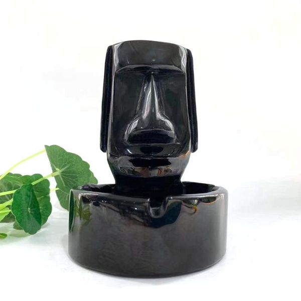 decorative objects & figurines naturel black obsidian stone hand crafted character ashtray for gifts _xcg
decorative objects & figurines naturel black obsidian stone hand crafted character ashtray for gifts _xcg