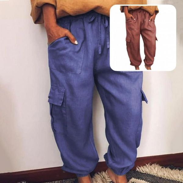 women's pants & capris vintage trendy lace up ankle banded long trousers soft loose for daily wear, Black;white
women's pants & capris vintage trendy lace up ankle banded long trousers soft loose for daily wear, Black;white