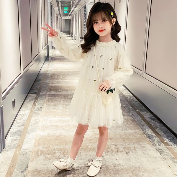 girls mesh dress long sleeve girl princess dress flower embroidery dress for kids teenage girl costume, Red;yellow
girls mesh dress long sleeve girl princess dress flower embroidery dress for kids teenage girl costume, Red;yellow