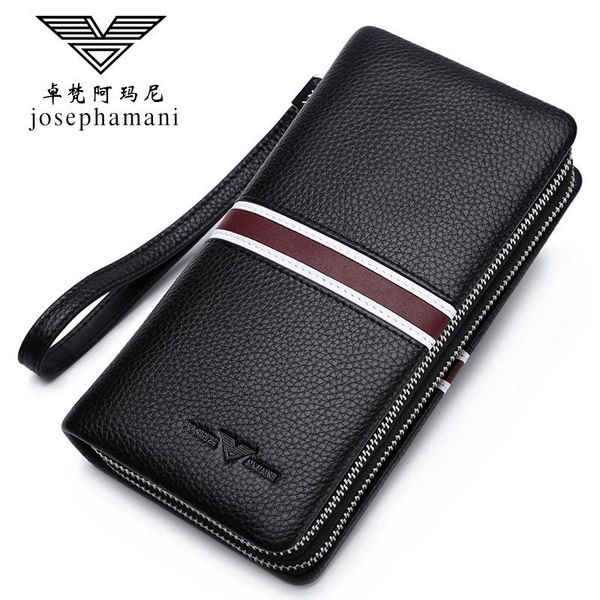 wallets head layer cowhide men wallet portfel large capacity long clutch josephamani brand genuine leather, Red;black
wallets head layer cowhide men wallet portfel large capacity long clutch josephamani brand genuine leather, Red;black