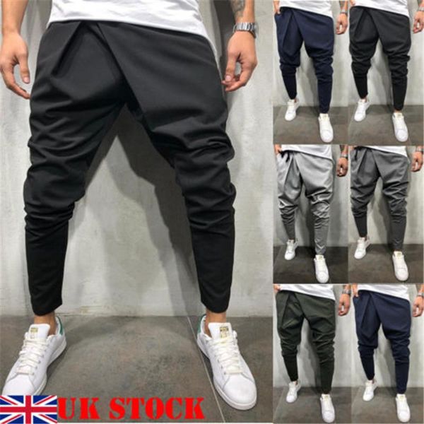 men's pants style fashion solid track slim cuff trousers casual tracksuit plain, Black
men's pants style fashion solid track slim cuff trousers casual tracksuit plain, Black