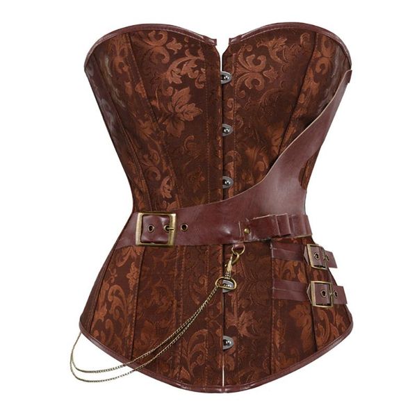 bustiers & corsets steampunk faux leather burlesque chains corset gothic clothing jacquard bustier lingerie pirate costume brown, Black;white
bustiers & corsets steampunk faux leather burlesque chains corset gothic clothing jacquard bustier lingerie pirate costume brown, Black;white