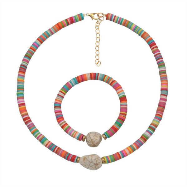 chokers bohemia polymer clay choker necklaces bracelets for women colorful surfer beads turquoises collar necklace femme jewelry, Golden;silver
chokers bohemia polymer clay choker necklaces bracelets for women colorful surfer beads turquoises collar necklace femme jewelry, Golden;silver