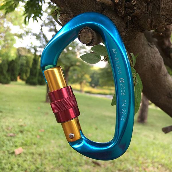 cords, slings and webbing professional rock climbing carabiner 25kn d-shape screw gates lock aluminum alloy mountaineer outdoor equipment x4
cords, slings and webbing professional rock climbing carabiner 25kn d-shape screw gates lock aluminum alloy mountaineer outdoor equipment x4