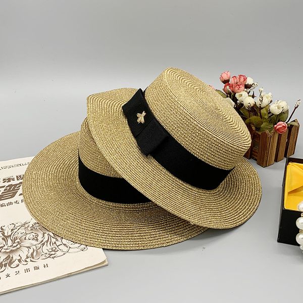 black fashion-woven wide-brimmed hat sun hat summer women bee wide cap parent-child flat-visor woven straw hats, Blue;gray
black fashion-woven wide-brimmed hat sun hat summer women bee wide cap parent-child flat-visor woven straw hats, Blue;gray