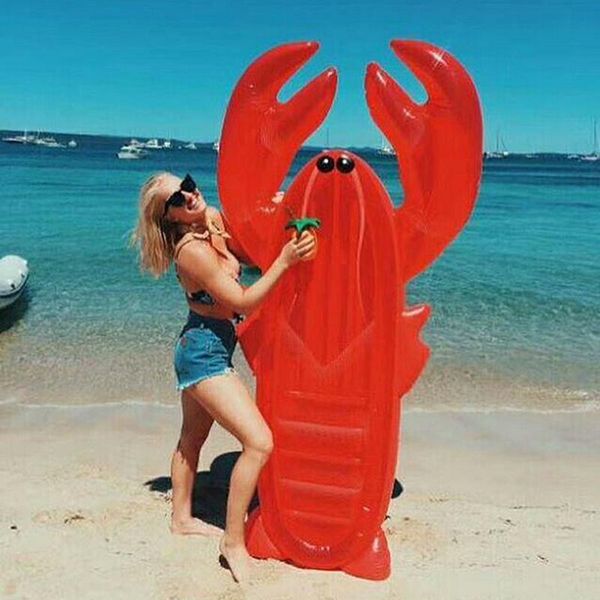 212cm giant lobster inflatable pool float 2021 red lie-on swimming ring for child air mattress water party toys boia floats & tubes
212cm giant lobster inflatable pool float 2021 red lie-on swimming ring for child air mattress water party toys boia floats & tubes