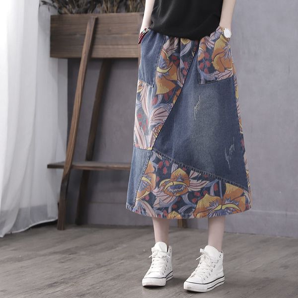 portrait sewing long section female waist high spring fall line denim skirt casual oversize mujer r319 ovfk, Black
portrait sewing long section female waist high spring fall line denim skirt casual oversize mujer r319 ovfk, Black