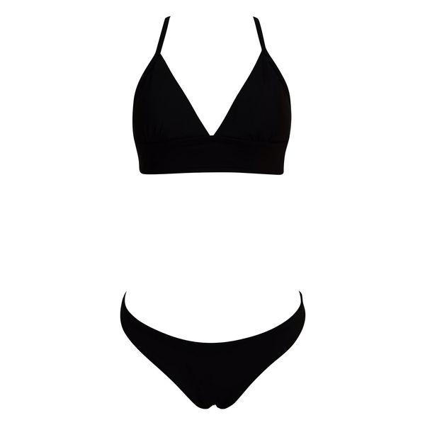 bikini suit 2021 new black large high waist split two piece women's swimsuit, White;black
bikini suit 2021 new black large high waist split two piece women's swimsuit, White;black