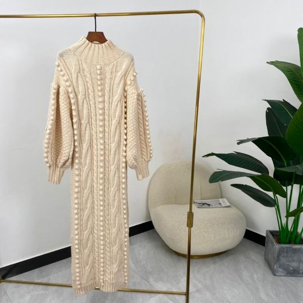 casual dresses 3d balls two-piece beige womens sweaters dresseslong lantern sleeve side slit elegant designer wear autumn winter 2021, Black;gray
casual dresses 3d balls two-piece beige womens sweaters dresseslong lantern sleeve side slit elegant designer wear autumn winter 2021, Black;gray