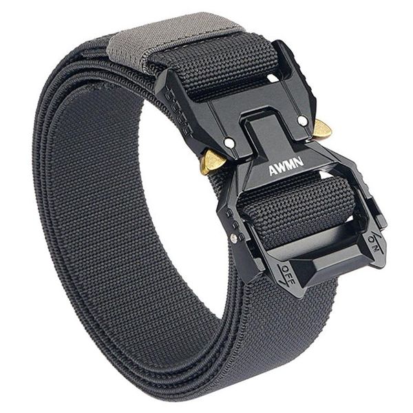 belts official genuine elastic work belt rust-proof hard alloy quick release buckle strong nylon men's stretch tactical equipment, Black;brown
belts official genuine elastic work belt rust-proof hard alloy quick release buckle strong nylon men's stretch tactical equipment, Black;brown