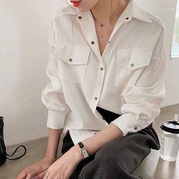 women's blouses & shirts office ladies single-breasted lapel female plus size women white shirtshong kong style long sleeve casual
women's blouses & shirts office ladies single-breasted lapel female plus size women white shirtshong kong style long sleeve casual