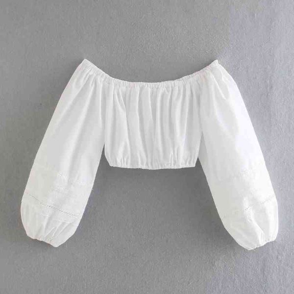 summer women slash neck lantern sleeve short blouse female lace splicing smock shirt casual lady crop blusas s8818 210430, White
summer women slash neck lantern sleeve short blouse female lace splicing smock shirt casual lady crop blusas s8818 210430, White