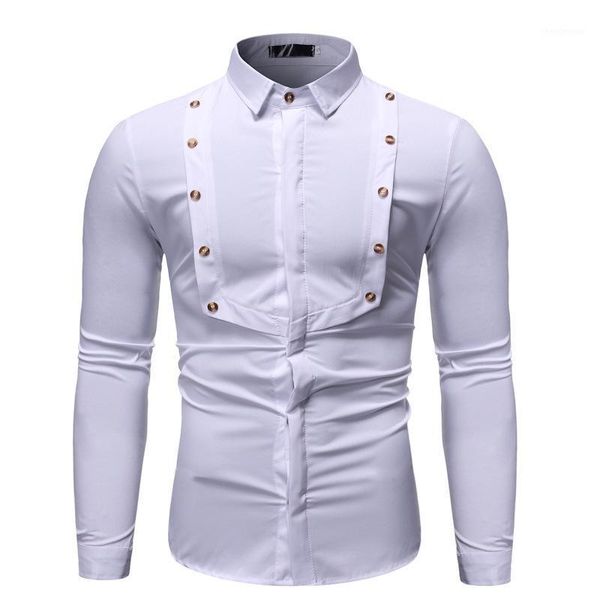 men's dress shirts fashion autumn all-match solid color stitching lapel button young long-sleeved collared shirt 2021, White;black
men's dress shirts fashion autumn all-match solid color stitching lapel button young long-sleeved collared shirt 2021, White;black